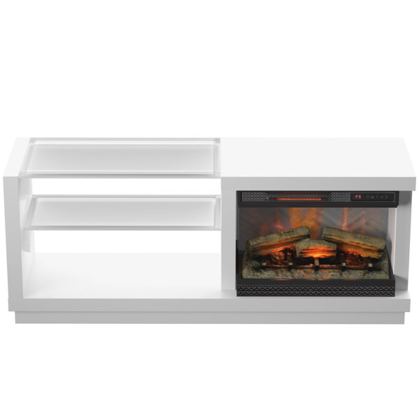 Orren Ellis Ladores TV Stand for TVs up to 65" with Fireplace Included